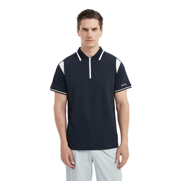 Elevate your everyday look with our Men's Navy Blue Polo Shirt – a timeless classic redesigned for modern performance.