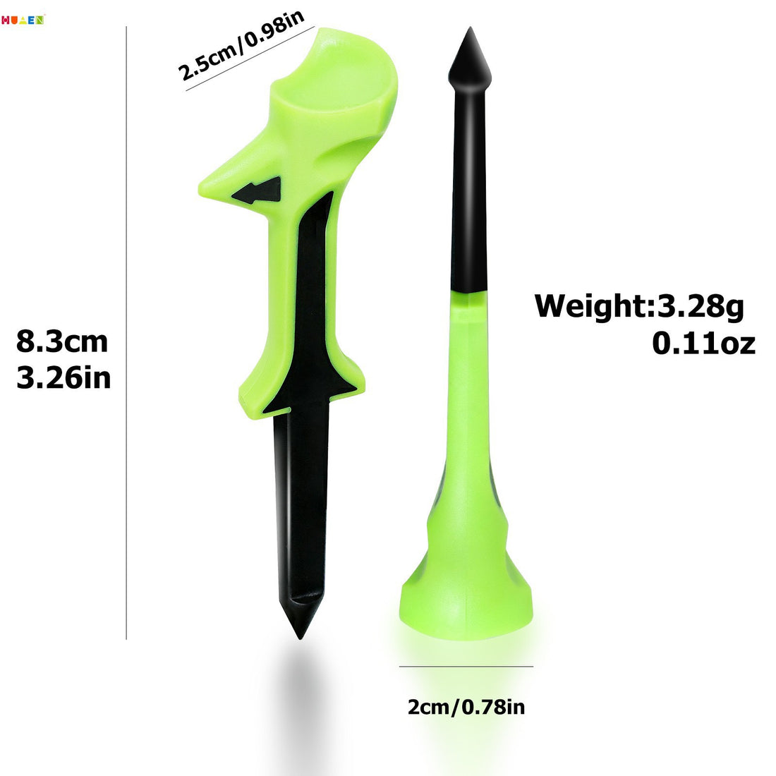 Durable Golf Tees – High-Strength Plastic Golf Ball Tees for Practice & Tournament Play