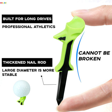 Durable Golf Tees – High-Strength Plastic Golf Ball Tees for Practice & Tournament Play