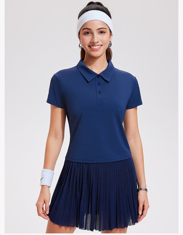 Women’s Classic Fit Polo Shirt – Soft Cotton Short Sleeve Tee